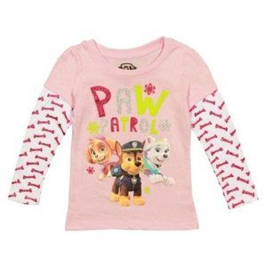 Nickelodeon Paw Patrol toddler girls top  2T or 5T